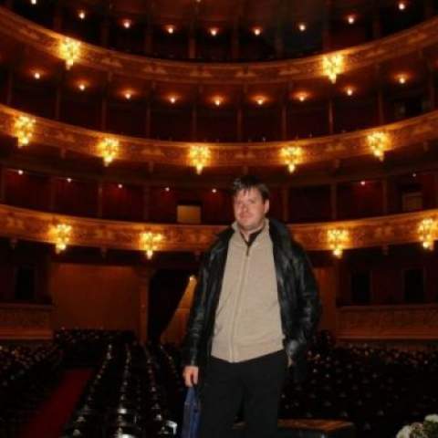 Al teatro Colon di Buenos Aires.