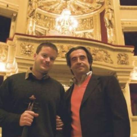 con il M. Muti alla Scala