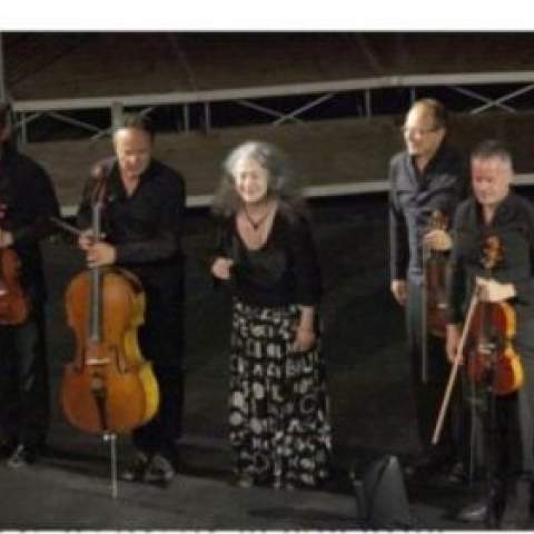 con Martha Argerich a Ravello